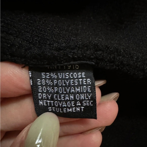 Joie black oversized cardigan with beautiful collar size medium - Picture 9 of 9